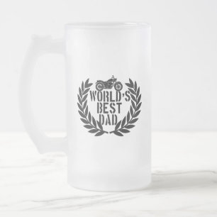 Bester Vater der Welt Mattglas Bierglas