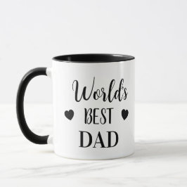Bester Vater der Welt mit Namens-Tasse Tasse