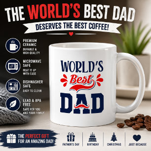 Bester Vater der Welt Tasse Vatertagsgeschenk Lust