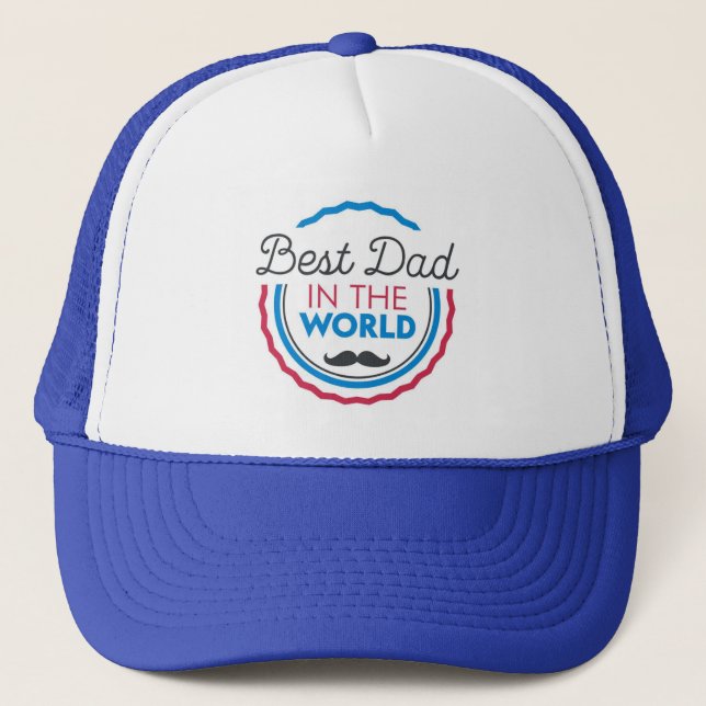 Bester Vater der Welt Truckerkappe (Vorderseite)