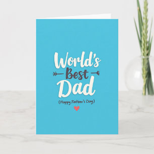 Bester Vater der Welt Typografische Karte