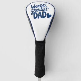 'Bester Vater der Welt' Vatertag, Geburtstagsgesch Golf Headcover