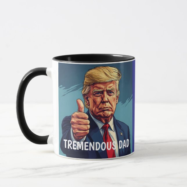 BESTER VATER DONALD TRUMP KAFFEETASSE (Links)