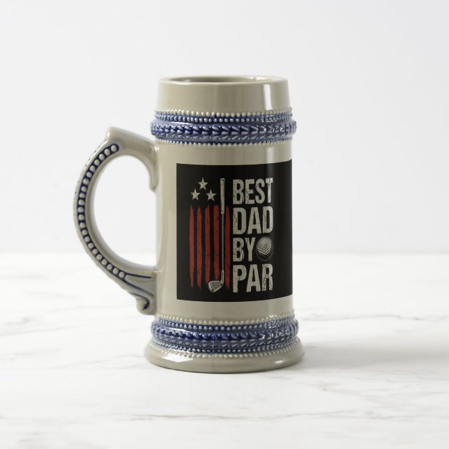 Bester Vater Durch Par Golf Humor Bierglas (Links)