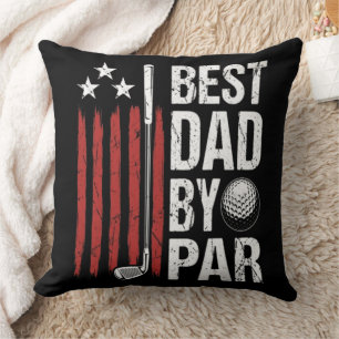 Bester Vater Durch Par Golf Humor Kissen