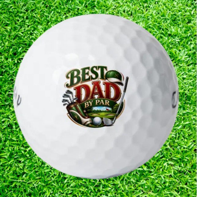BESTER VATER DURCH PAR GOLFBALL (Get him the perfect swing-worthy gift)