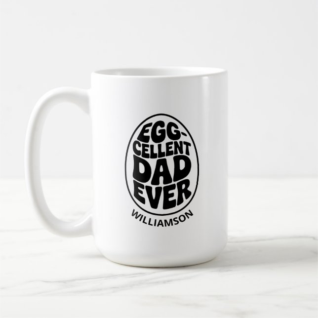 Bester Vater Ever Funny Vathers Tagesgeschenk für  Kaffeetasse (Links)