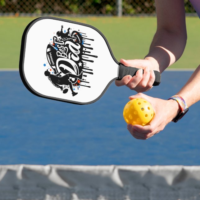 Bester Vater Football Vater und Sohn Pickleball Pa Schläger (InSitu)