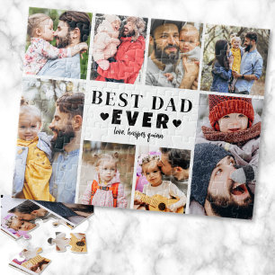 Bester Vater Fotocollage Puzzle