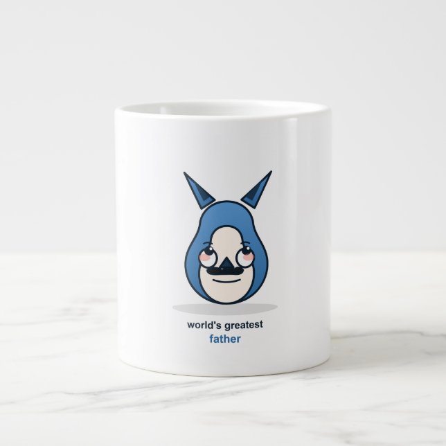Bester Vater Fuchs der Welt Jumbo-Tasse (Vorderseite)
