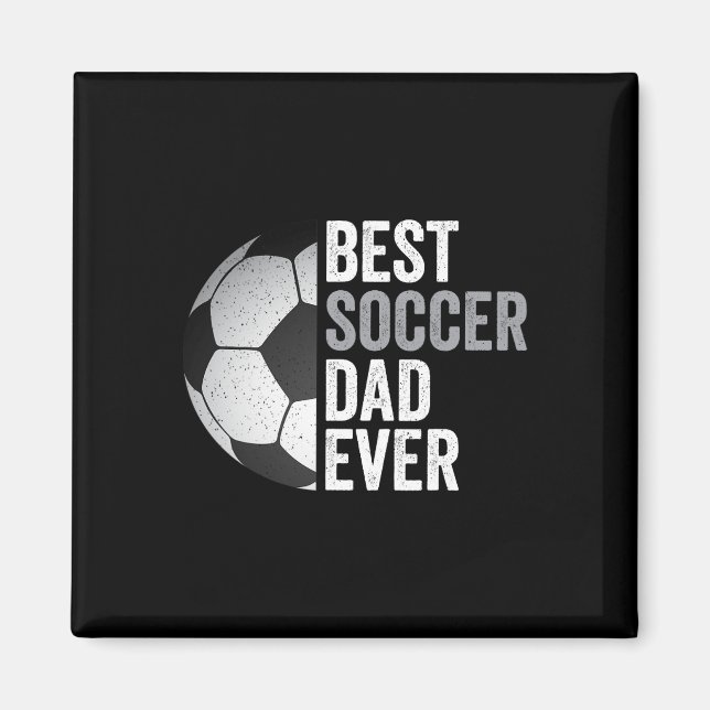 Bester Vater für Fußball je Vater &#; s Day Soccer Magnet (Vorne)