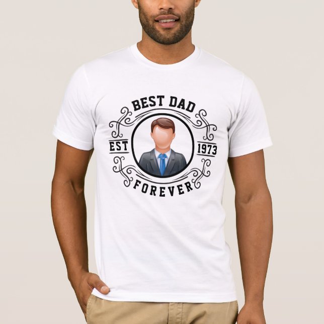 Bester Vater für Geburtstag T-Shirt (Vorderseite)
