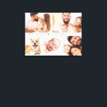 Bester Vater für Herz-Kreislauf-Foto Leinwanddruck<br><div class="desc">Feiern Sie einen besonderen ersten Vatertag mit unserer "Simple Niedlich Best Vater Ever Heart Family Custom Foto Collage Stretched Leinwand". Dieses charmante Foto, gedehnte Leinwand mit einer Collage Ihrer Lieblingsfotos, macht es zu einem einzigartigen und herzlichen Sake. Dieses personalisierte Geschenk eignet sich perfekt für die Präsentation von Erinnerungen, die in...</div>