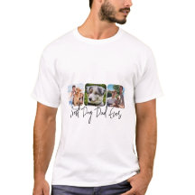 Bester Vater für Hunde - Individuelle 3-Foto Colla