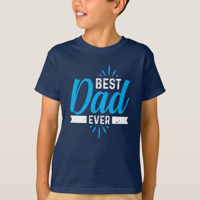 Bester Vater für Jungs T-Shirt (Vorderseite)