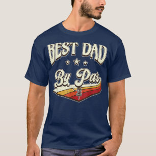 Bester Vater für Männer Vintage Retro Dekoration V T-Shirt