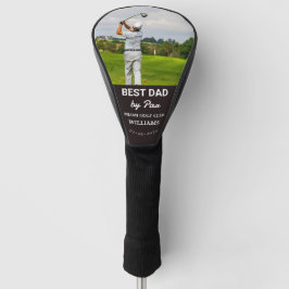 Bester VATER für Par Custom Foto Vatertag Golf Hea Headcover