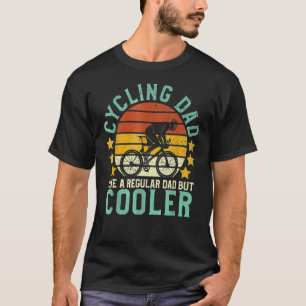 Bester Vater für Radfahrer je Mountainbike Reiter T-Shirt