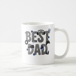BESTER VATER Gaming-Vater Grafik Kaffeetasse