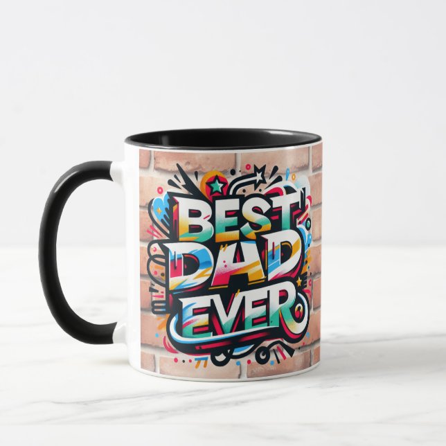 Bester Vater Geschenk für Väter von Tochter Tasse (Links)