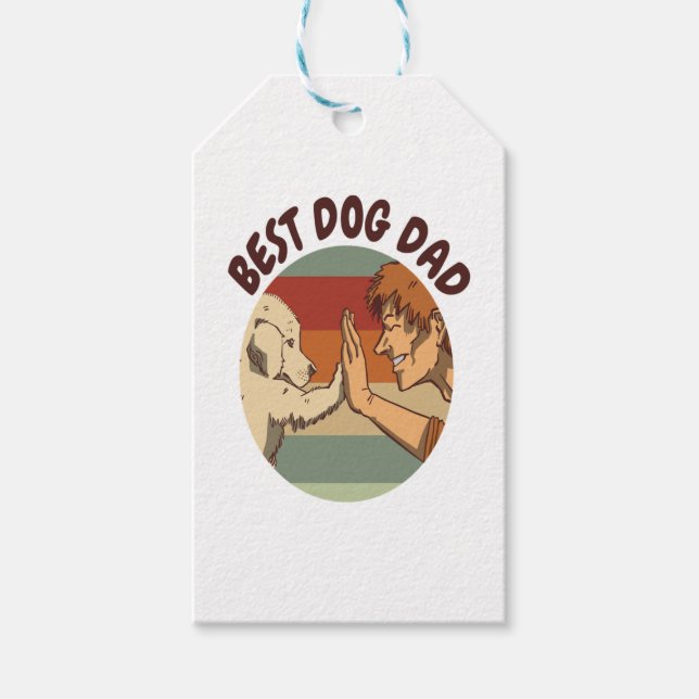 Bester Vater Geschenkanhänger (Vorderseite)