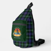 Bester Vater Golf Lover Gag Kariert Tartan