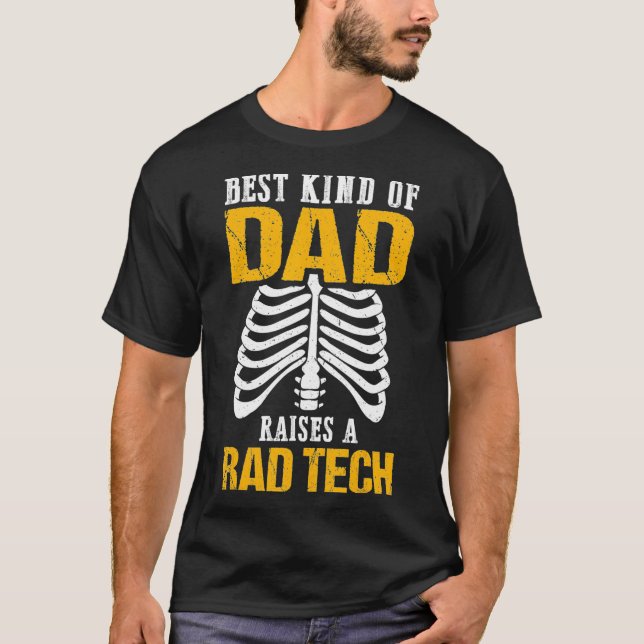 Bester Vater hebt Krassen Radiologie-Ruf hervor T-Shirt (Vorderseite)