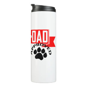 Bester Vater Hund genehmigt Thermal Tumbler Thermosbecher