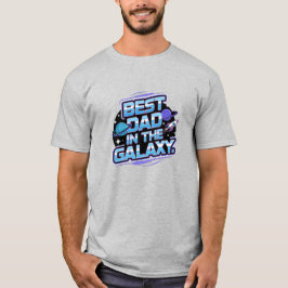 Bester Vater im Galaxy Cool Vatertag Geschenk T-Shirt