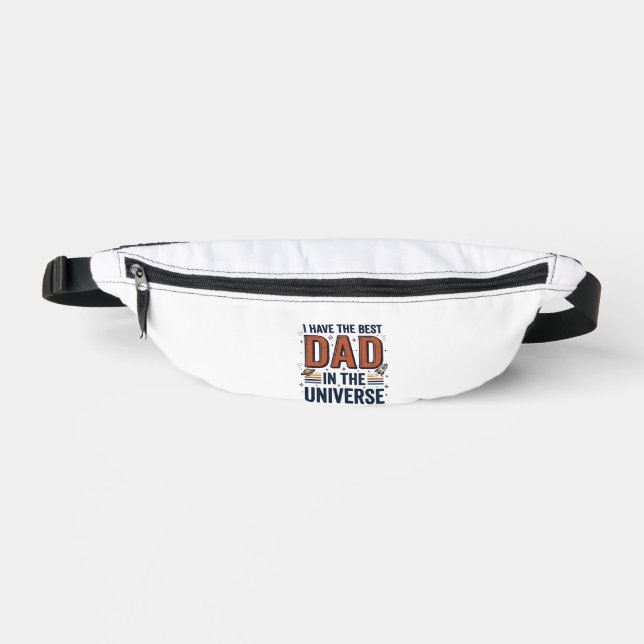 Bester Vater im Universum Space Vector Design_1 Bauchtasche (Vorderseite)