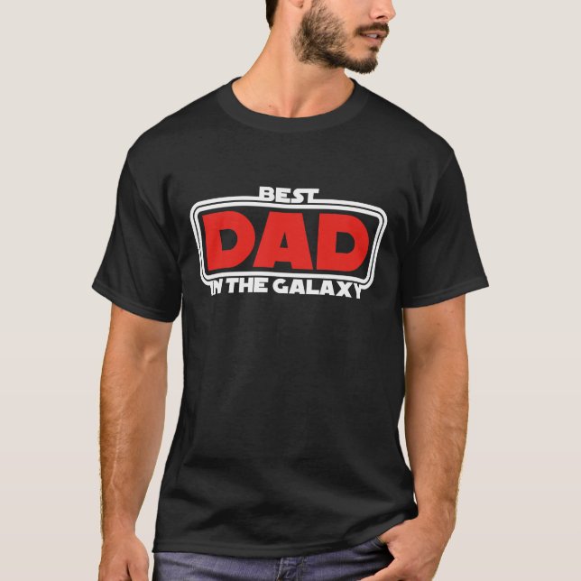 Bester Vater im Universum T-Shirt (Vorderseite)