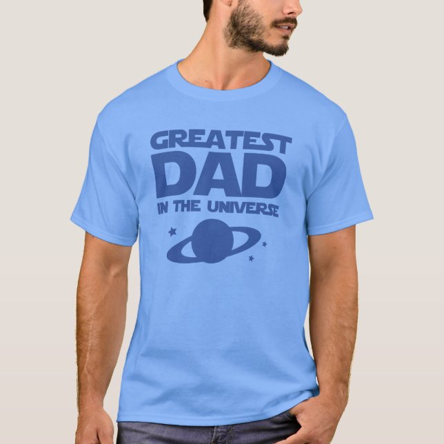 Bester Vater im Universum T-Shirt (Vorderseite)