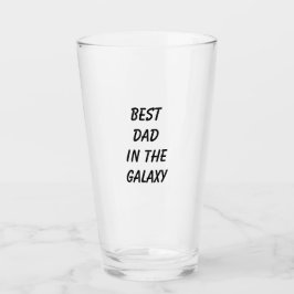 "Bester Vater in der Galaxie" Bier Can Holder Glas
