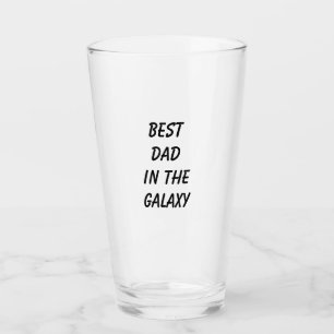 "Bester Vater in der Galaxie" Bier Can Holder Glas
