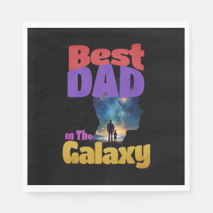 Bester Vater in der Galaxie Serviette