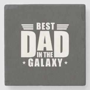 Bester Vater in der Galaxie - Vatertag, Geburtstag Steinuntersetzer