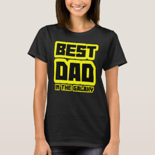 Bester Vater in der Galaxy Husband Daddy Sci Fi Va T-Shirt