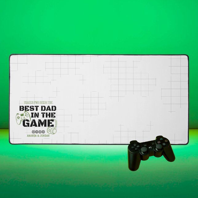 Bester Vater in der Game Computer Desk Mat Schreibtischunterlage (Gaming Dad Desk Mat Mouse Pad)
