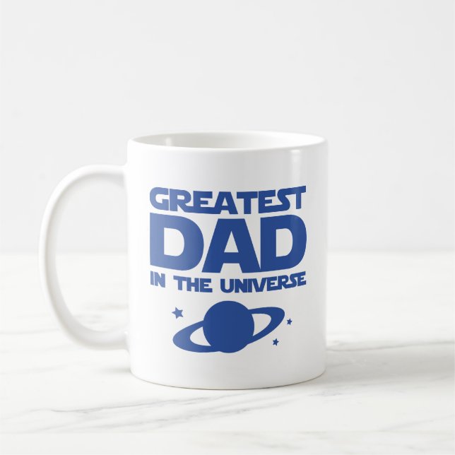 Bester Vater in der Tasse des Universums (Links)