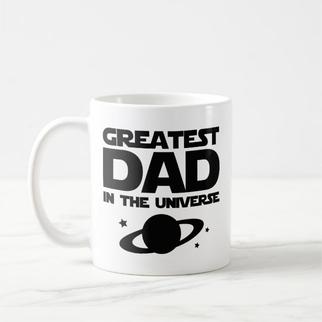 Bester Vater in der Tasse des Universums (Links)