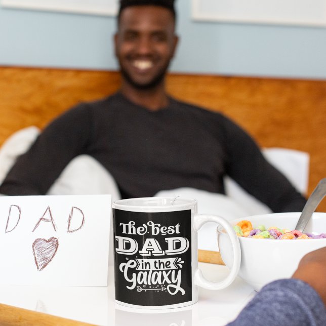 Bester Vater in der WelGalaxie-Trophäe bester Vate Kaffeetasse (Best Dad)