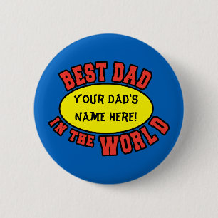 Bester Vater in der Welt fertigen den Vatertag Button