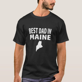 Bester Vater in Maine Portland Lewiston Bangor Sou T-Shirt