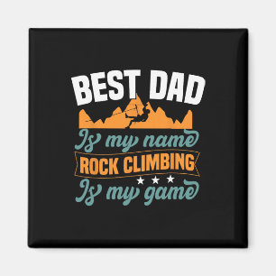 Bester Vater ist mein Name - Boulderer Klettervate Magnet