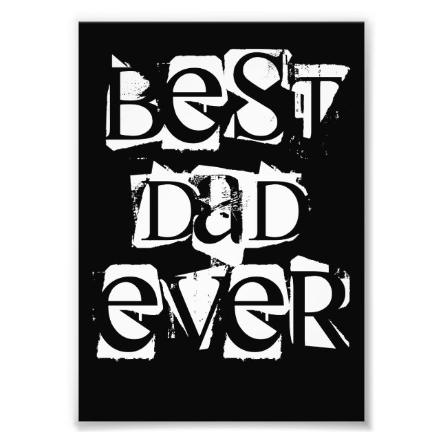 Bester Vater je 12x18 Fotodruck (Vorne)