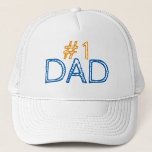 Bester Vater je   1 Vater Baseballhut Truckerkappe