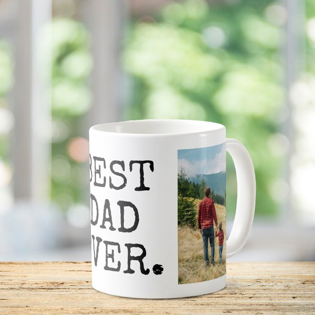 Bester Vater je 2 Foto Kaffeetasse (Von Creator hochgeladen)