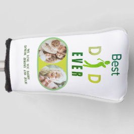 Bester Vater je 2 FotoCollage Moderner Tag der Vät Golf Headcover