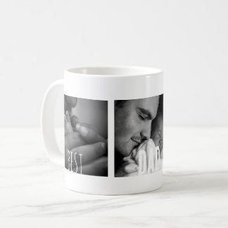 Bester Vater je 3 Foto Personalisiert Kaffeetasse
