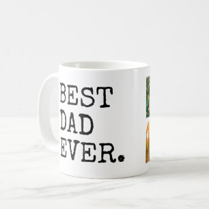 Bester Vater je 4 FotoCollage Kaffeetasse